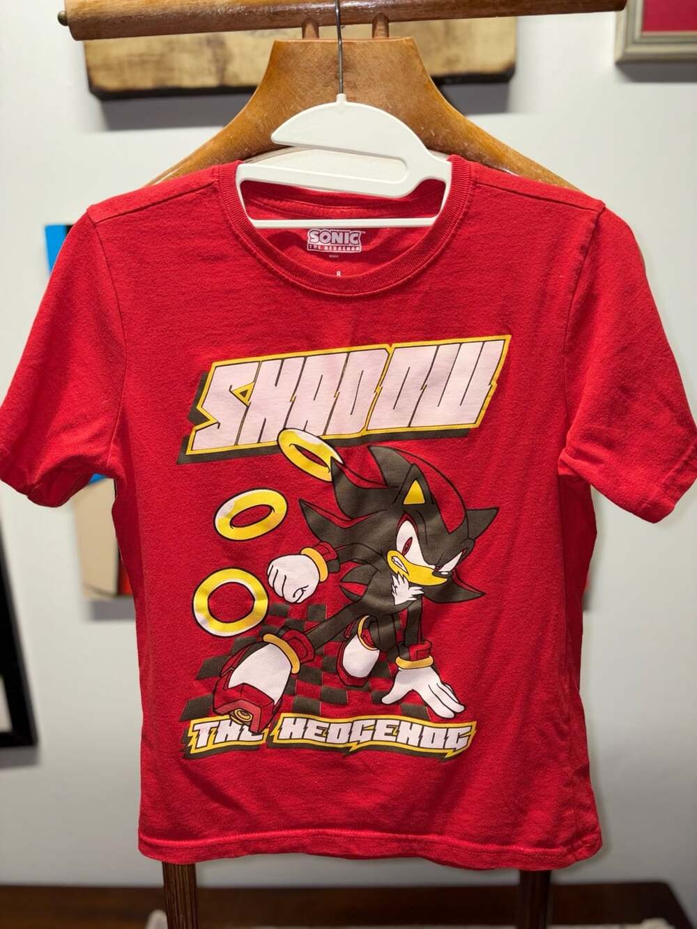 Sonic The Hedgehog Shadow The Hedgehog Graphic T-Shirt Size 8